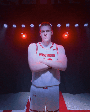 Badgers Basketball GIF by Wisconsin Badgers