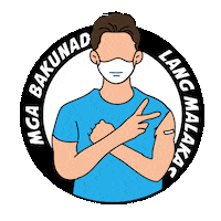 Filipino Vaccination Sticker by Healthy Pilipinas