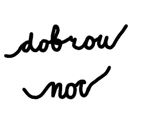 Dobrounoc Sticker