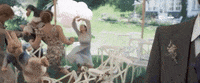 Slap Kick GIF by Peter Rabbit Movie