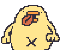 Bird Chicken Sticker by ぴょろりんちょ（ひよこ人間ぴよ）