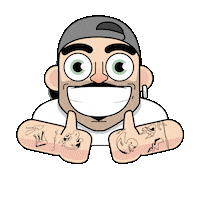 Happy Social Media Sticker