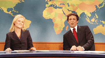 high five amy poehler GIF by Saturday Night Live