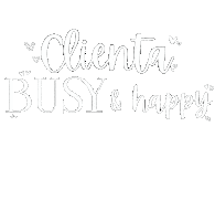 Happy Clienta Sticker by BUSY BUT PRETTY