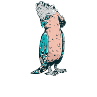 Galah Okar Sticker by houseofokar