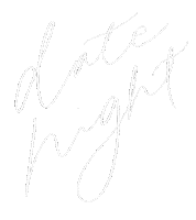 Date Night Typography Sticker by Nat Fleitas