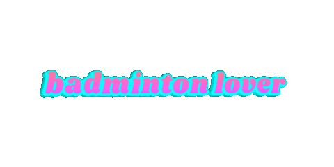 tansoracquets badminton lover Sticker