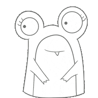 Blinking Big Eyes Sticker by Breden Kids