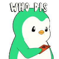 Who Dis Pick Up Sticker by Abster