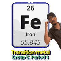 Fe Iron Sticker