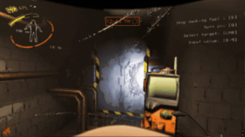 Hacking Tool on Door.