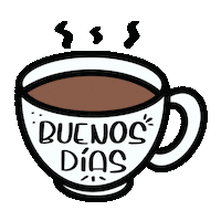 Good Morning Cafe Sticker