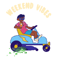 Week End Sticker by INTO ACTION