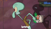 season 9 squid defense GIF by SpongeBob SquarePants
