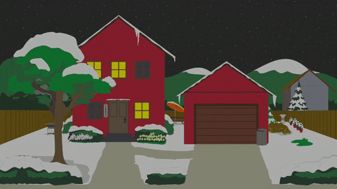 snow winter GIF by South Park 
