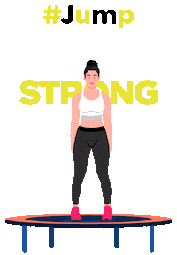 Jump Sticker by Strong Academia