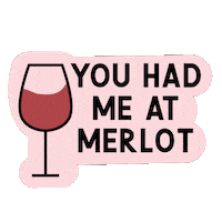 Red Wine Night Sticker