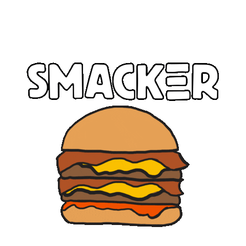 Flipburger giphyupload burger kopi laper Sticker