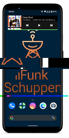 Funkschuppen giphygifmaker smartphone vodafone o2 GIF