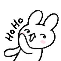 vobot laugh bunny rabbit hohoho Sticker