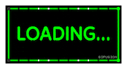 Neon Wait Sticker