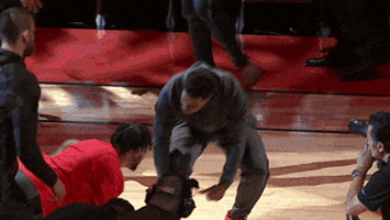 High Five Lets Go GIF by NBA