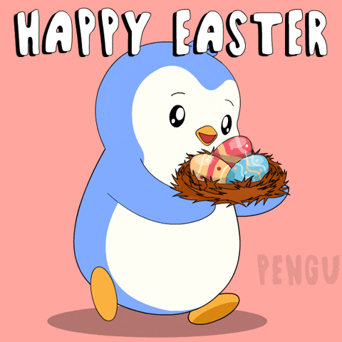 Easter Eggs Penguin GIF by Pudgy Penguins