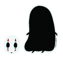 Studio Ghibli Mask Sticker
