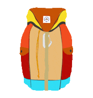 eppersonmountaineering mountain hiking backpack hook Sticker
