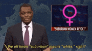 michael che suburban means white GIF by Saturday Night Live