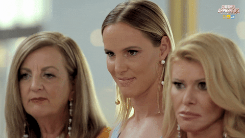 React GIF by Celebrity Apprentice Australia