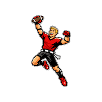Flag Football Sticker