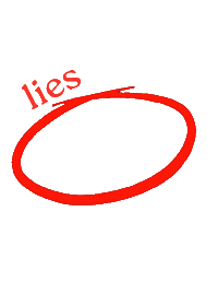 Lies Fact Sticker