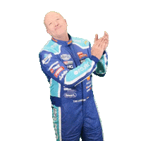 Celebrating Dakar Rally Sticker by Tim Coronel