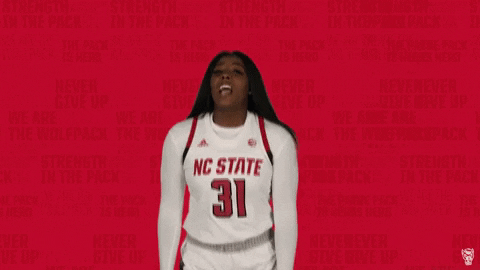 Excited Hype GIF by NC State Athletics
