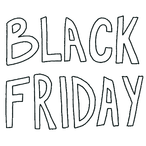 Black Friday Sticker Sticker by patternbase