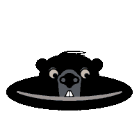 Black And Gold Winter Sticker by Purdue University