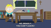 scared fear GIF by South Park 