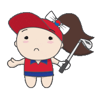 cry korea Sticker by LPGA