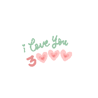 I Love You Ily Sticker