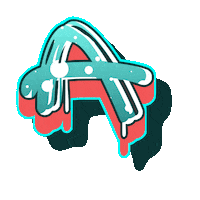 Awesome Street Art Sticker by The3Flamingos