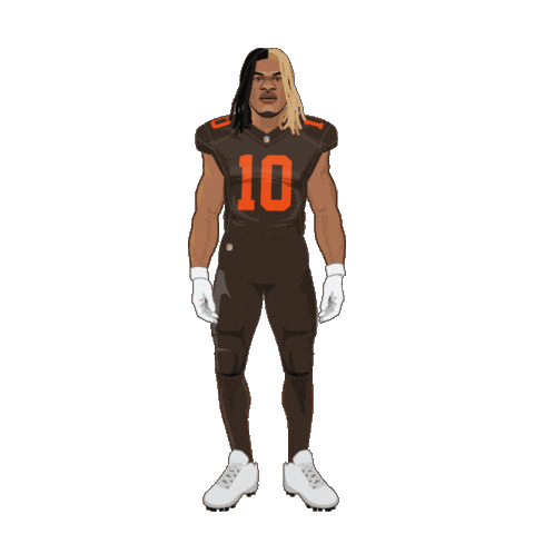 Cleveland Browns Football Sticker by SportsManias