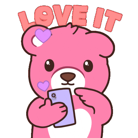 Love It Hearts Sticker by BEARISH