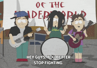 band fighting GIF by South Park 