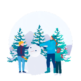 Christmas Snow Sticker by Doctolib