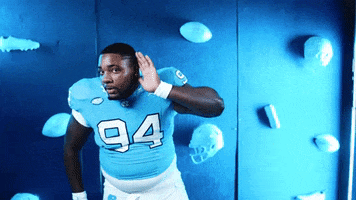 Lets Go Football GIF by UNC Tar Heels