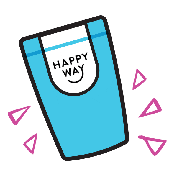 Protein Shake Sticker by Happy Way
