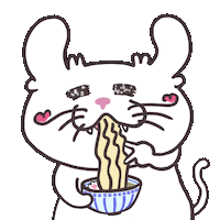 Cat Noodle Sticker