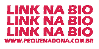 pequenadona site linknabio pequenadona Sticker