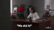 We Did It Countdown To Christmas GIF by Hallmark Channel